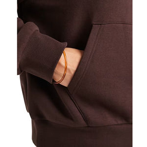 Conjunto Deportivo de Dos Piezas para Mujer, Talla Grande, Informal, de Felpa de Algodón, con Capucha, Sin Cordones, Corte Holgado - Product Image 2