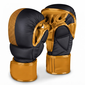 Guantes de Grappling SULTAN BOXING MA7 MMA Personalizados, de Nailon Transpirable, Cómodos, Antideslizantes, con Cordones Elásticos para Entrenamiento y Combate - Product Image 1