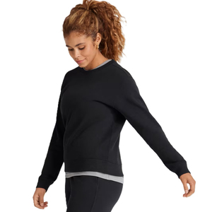 Women Cotton Fleece <b>Sweatshirt</b> Casual Loose Fit Warm Winter Pullover Hoodie For Daily Wear And Street Style - Product Image 4