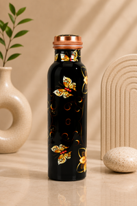 Handmade Enamelled <b>Copper</b> Water <b>Bottle</b> Pure <b>Copper</b> <b>Drinking</b> <b>Bottle</b> Ayurvedic <b>Copper</b> <b>Bottle</b> Designer Printed <b>Copper</b> <b>Bottle</b> - Product Image 2