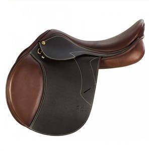 Silla de Doma Inglesa de Cuero Genuino con Estructura de Madera, Herrajes Niquelados, Transpirable, Sostenible, Tamaños Personalizados, Mantas para Caballo, Brida - Product Image 5