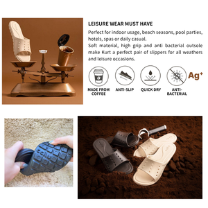 รองเท้าแตะแบบเปิดนิ้วเท้าคุณภาพสูง ผลิตตามสั่ง เป็นมิตรกับสิ่งแวดล้อม สำหรับคนทานมังสวิรัติ สวมใส่สบาย กันน้ำ กันลื่น พื้นนุ่ม ทำจากวัสดุ EVA รุ่น Ig01 - Product Image 2