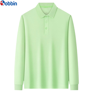 Camiseta de Punto Transpirable para Hombre, Estilo Casual, Unisex, de Manga Larga, Color Sólido, Cuello Camisero, Logotipo Frontal, Otoño/Invierno - Product Image 6