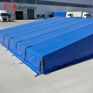 Bâche en plastique résistante à la décoloration, stabilisée aux UV, robuste et imperméable pour la construction extérieure et l'agriculture - Product Image 2