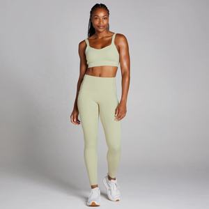 Leggings Deportivos Sólidos al por Mayor para Mujer, Pantalones de Yoga Deportivos de Spandex sin Costuras, de Secado Rápido, Transpirables y Elásticos en Cuatro Direcciones - Product Image 6