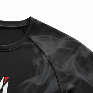 เสื้อคอมเพรสชั่นพิมพ์ลายทั้งตัว คุณภาพพรีเมียม เทคโนโลยีซับเหงื่อ ผู้ผลิตชุดกีฬา - Product Image 5