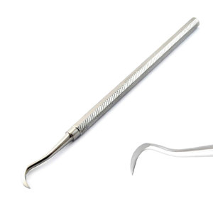 Premium Quality Dental Scaling Instrument Single Sided <b>Sickle</b> Medium Stainless Steel Hand Scaling <b>Tool</b> Professional Plaque - Product Image 1