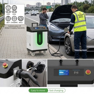 อุปกรณ์จ่ายไฟแบบมืออาชีพสำหรับ30kW-80kW EV แบบพกพาสถานี DC สำหรับการวินิจฉัยทางการแพทย์มือถือและงาน AV - Product Image 2