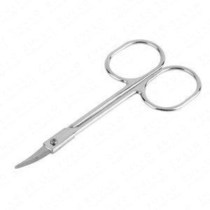 Ciseaux professionnels en acier inoxydable argenté à lame droite et pointe affûtée pour sourcils et ongles – Outil de beauté – Vente en gros - Product Image 3