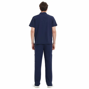 Women Custom <b>Scrub</b> Uniform Set Medical Nurse <b>Scrubs</b> Stretch V Neck Top Jogger Pants Hospital Workwear Wholesale Manufacturer - Product Image 2