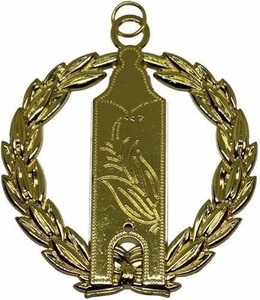 Grand Junior Warden Knights Templar Commandery <b>Collar</b> Jewel - Gold Plated Material <b>Metal</b> <b>Metal</b> type Gold plated base - Product Image 6