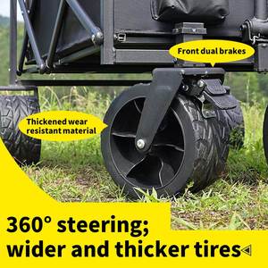 Xe đẩy đa năng gấp gọn nhẹ, bền, dùng được ngoài trời, cắm trại - Product Image 3