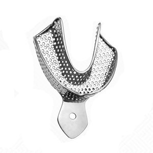 Premium Manual Dental Impression Tray German Stainless Steel Reusable Autoclavable Perforation Free Orthodontic Ergonomic Grip - Product Image 2