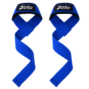 Padded Lifting Straps Heavy Duty Cotton for Deadlift Powerlifting Pull Ups Rows Gym <b>Weight</b> Lifting Gear - Product Image 2