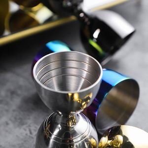 Vaso Medidor de Metal Personalizado con Logotipo, de Doble Cara, de Acero Inoxidable 304, para Mezclar Jugos, Herramienta de Barman, 1oz/2oz, Vaso Medidor de Vino, Jigger para Cócteles - Product Image 3