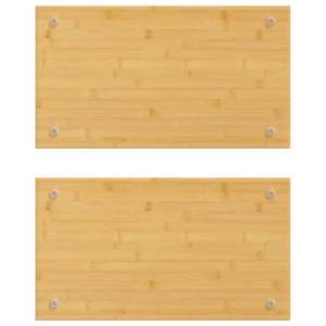 2 cubiertas de bambú para cocina de 19.7"x11"x0.6", piezas esenciales para la estufa - Product Image 2