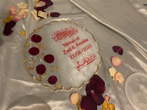 Bandeja de Almacenamiento de Resina Epoxi Hecha a Mano de un Solo Nivel para Servir Vajilla, Decoración Moderna para Sala de Estar - Product Image 2