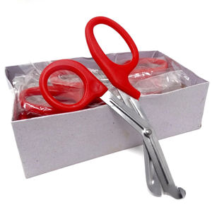 Tijeras de Emergencia EMT Manuales Más Vendidas, Acero Inoxidable de Alta Calidad, Mango Rojo, Certificación CE, Instrumentos Quirúrgicos Duraderos - Product Image 2