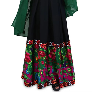 Lightweight Afghan Traditional Dress Dupatta Lining Handmade <b>Mirror</b> Work Kuchi Style Ethnic Bridal Afghan Kutchi Dresses - Product Image 6