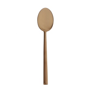 Premium Matt Copper Flatware Spoon <b>Set</b> of <b>6</b> Pieces Manufacturer Wholesaler Factory Direct Sale - Product Image 1