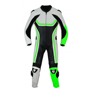 Traje de Motociclismo Unisex Personalizado de Cuero Vacuno Rojo, Protecciones de Armadura, Transpirable, Impermeable, Resistente al Viento, Talla Grande - Product Image 3