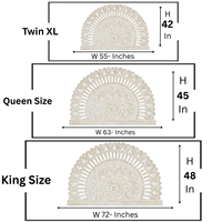 Tête de lit Queen Size réglable et éclairée, style Art Intelligent et Artisanat de sculpture sur bois, pour mobilier de maison, chambre bohème, ferme, hôtel, appartement