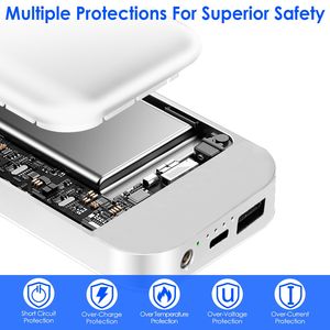 Power Bank Portatile 10000mAh con Cavo USB Type-C Compatibile con iPhone 14 e Android, Batteria per Scaldamani, Coperte e Gilet Riscaldati - Product Image 3