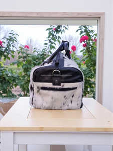 Bolsa de Viaje de Piel Auténtica OEM con Cierre de Cremallera, Bolsa de Fin de Semana de Gran Capacidad, Equipaje de Mano LHDB-0085 - Product Image 4