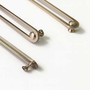 Producto Popular: Tiradores de Gabinete Modernos Minimalistas de Aleación de Zinc, Acabado Níquel Cepillado, Tipo Cápsula, para Cocina, Baño y Armario - Product Image 4