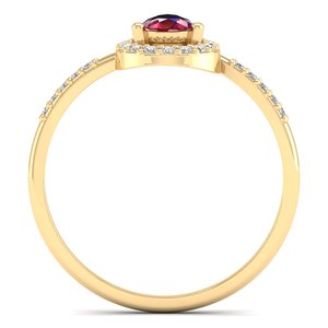 Bagues REYES en argent sterling 925 avec moissanite, design élégant, haute qualité, pour fiançailles et mariage, bagues halo pour femmes, bijoux tendance - Product Image 4