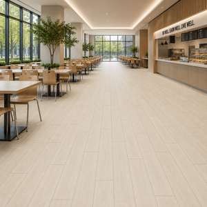 VFLOOR Premium Ivory Oak SPC Flooring Waterproof Click Lock Rigid Core Vinyl Flooring <b>Scratch</b> Resistant for Modern Interiors - Product Image 4