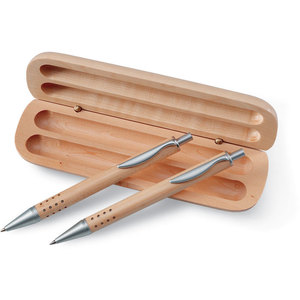 Set di accessori di scrittura personalizzabili con penna e matita - Product Image 1