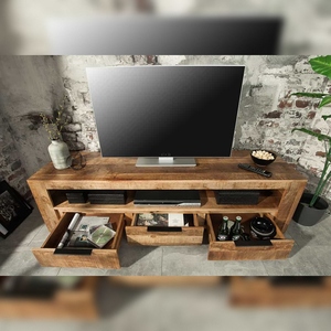 Mueble para TV Vandana Imperial Space IRON CRAFT de 170 cm, de madera de mango, con 3 cajones. - Product Image 2