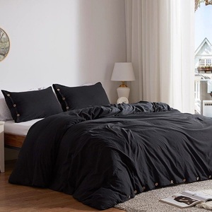 Ensemble de literie de luxe en polyester/coton, qualité supérieure, imprimé personnalisé, tendance, sensation de luxe - Product Image 1
