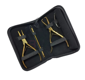 Nouvel ensemble d'outils pour extensions de cheveux en métal, kit de pinces pour enlever les micro-perles, aiguilles à crochets pour tirer les cheveux, pour usage commercial MAGMA BEAUTY - Product Image 4