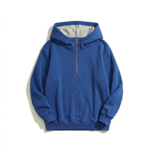 Nouveauté : Sweat-shirts à fermeture éclair pour hommes, style streetwear, 100% coton, coupe classique, design personnalisable, printemps - Product Image 5