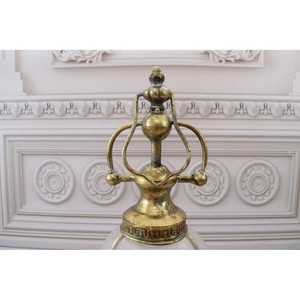 Highest Quality <b>Brass</b> Cylindrical <b>Lantern</b> with Glass Shade for Home Decoration Durable Finish - Product Image 3