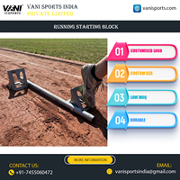 Bloc de départ économique en acier durable de haute qualité pour l'entraînement de sprint et l'athlétisme – Meilleure vente
