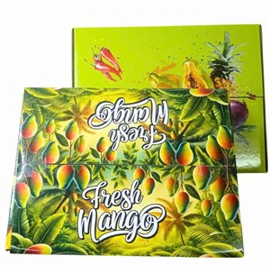 Boîte de déménagement pliable en carton ondulé pour fruits, personnalisable, grand format, faible MOQ, matériaux recyclés, pour l'expédition de chaussettes en fourrure, pour petites entreprises - Product Image 2