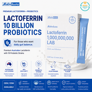 Lactoferrine 1 Milliard de Probiotiques en Poudre – Complément Naturel pour la Digestion et le Soutien Immunitaire Intestinal – 30 Sachets – Bénéfices Renforçants OEM - Product Image 2