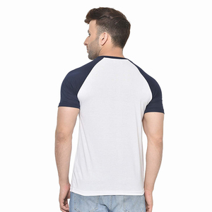Custom Men's <b>Raglan</b> <b>T</b> <b>Shirt</b> Short <b>Sleeve</b> Crew Neck Cotton Blend OEM Private Label Gym Wear <b>T</b> <b>Shirt</b> Sportswear <b>T</b> <b>Shirt</b> Streetwear - Product Image 3