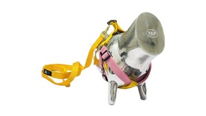 Krazy Pet Plastic & Nylon Reflective Tactical <b>Dog</b> <b>Harness</b> Adjustable Buckle Closure Medium Size Pink Yellow Solid Color <b>for</b> <b>Dogs</b> - Product Image 3