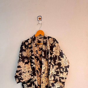 Indian Night Gown and <b>Beach</b> Wear Dress Indian Cotton Print <b>Kimono</b> Style Sleepwear Handmade Maxi Gown Dress Women Bathrobe - Product Image 1