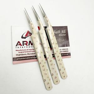 Pince à épiler professionnelle en acier inoxydable pour extensions de cils, écologique et durable, pour la séparation des cils, logo personnalisé, précision - Product Image 2