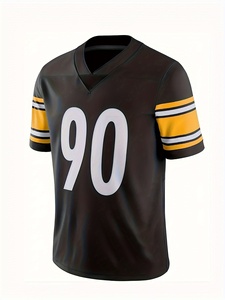 Jersey de Fútbol Americano con Logotipo Personalizado, Uniforme de Equipo Impreso, Malla Transpirable de Secado Rápido, Proveedor de Ropa Deportiva - Product Image 2