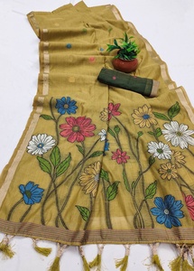Sari de excelente calidad para mujer, ideal para bodas y festivales, de proveedor y exportador indio. - Product Image 2