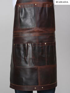 High Quality Real <b>Leather</b> Sleeveless All-Type Work <b>Apron</b> with Tool Pocket Multipurpose - Product Image 5
