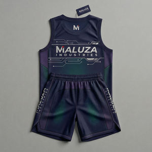 Ensemble de maillots d'équipe de basketball respirants, imprimés sur mesure en usine, grandes tailles, pour hommes et femmes, vente en gros OEM - Product Image 1