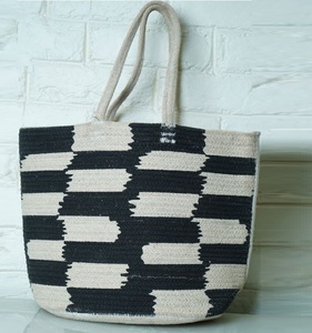 Sac fourre-tout bohème en coton écologique pour femme, grande capacité, ouverture supérieure, sac à bandoulière pour usage quotidien et plage, toutes saisons - Product Image 1