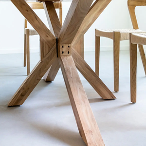 โต๊ะรับประทานอาหารไม้มะม่วงทรงกลม รุ่นวันดานา โซเลซ เซนทริกซ์ - Product Image 2